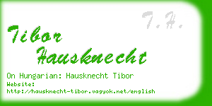 tibor hausknecht business card
